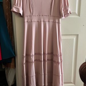 Taylor- Elegant Pink Dress (Vintage Style)